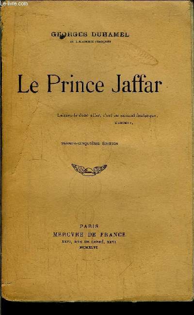 LE PRINCE JAFFAR