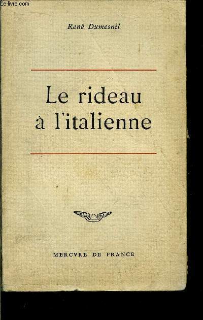 LE RIDEAU A L'ITALIENNE