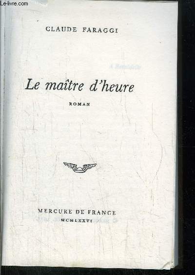 LE MAITRE D'HEURE