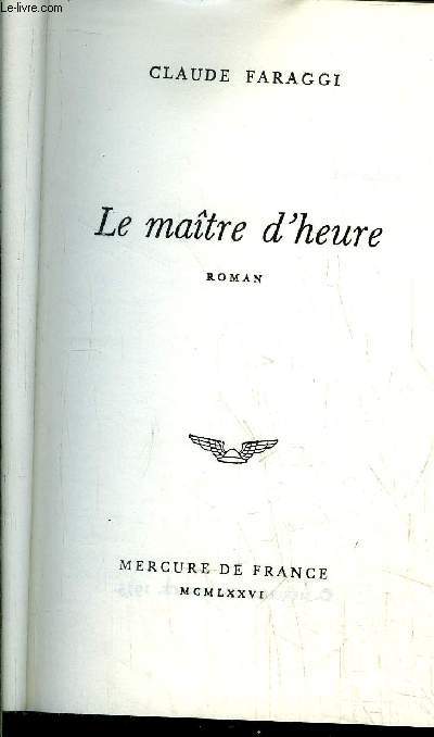 LE MAITRE D'HEURE
