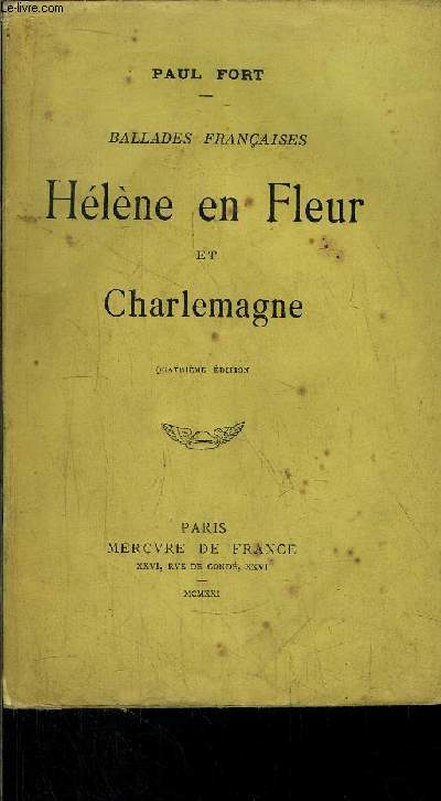 HELENE EN FLEUR ET CHARLEMAGNE