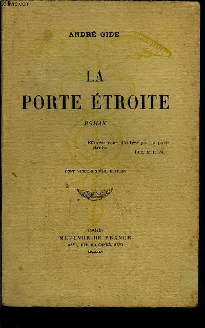 LA PORTE ETROITE