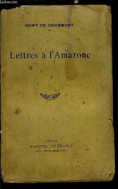LETTRES A L'AMAZONE