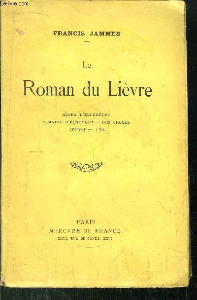 LE ROMAN DU LIEVRE