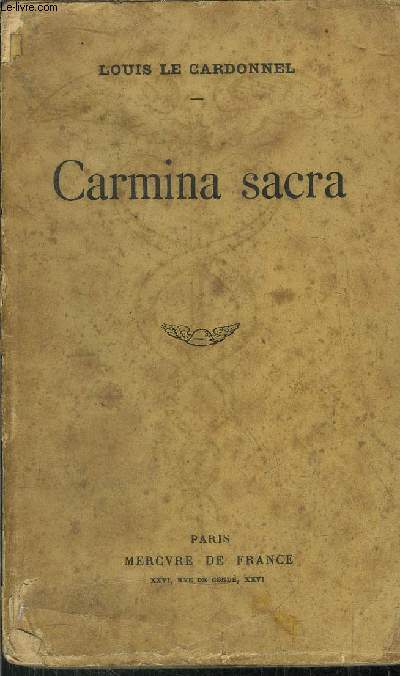 CARMINA SACRA