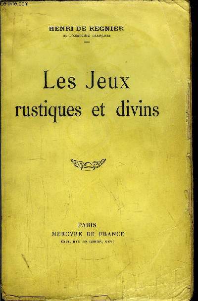 LES JEUX RUSTIQUES ET DIVINS