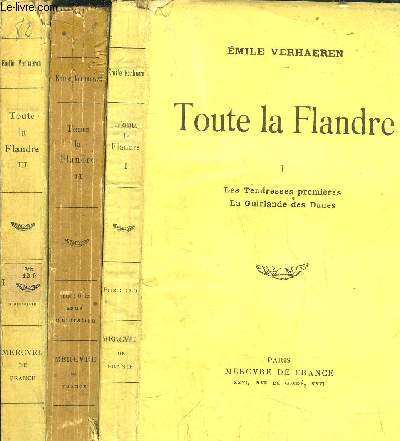 TOUTE LA FLANDRE - TOME I+II+III