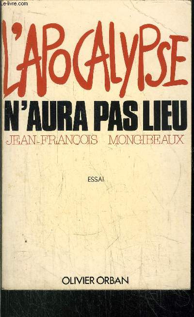 L'APOCALYPSE N'AURA PAS LIEU
