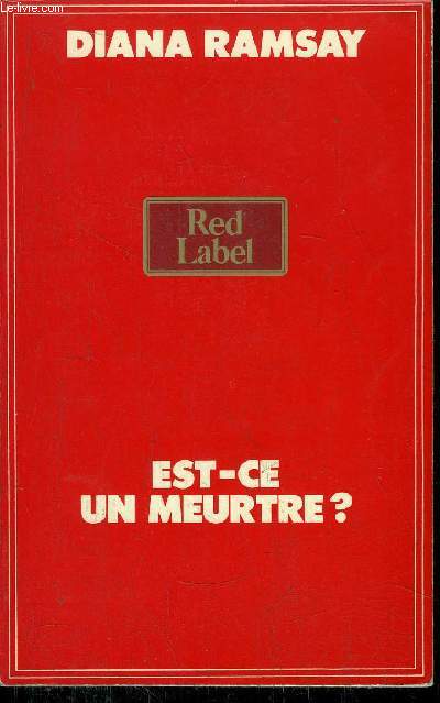 EST-CE UN MEURTRE ? - COLLECTION RED LABEL