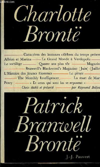 PATRICK BRANWELL BRONTE
