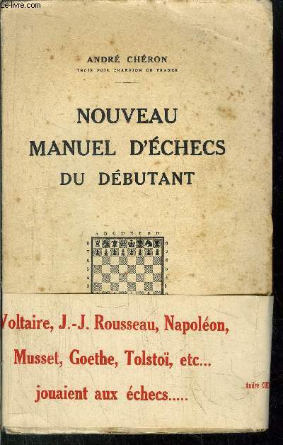 NOUVEAU MANUEL D'ECHECS DU DEBUTANT