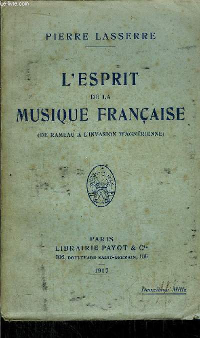 L'ESPRIT DE LA MUSIQUE FRANCAISE