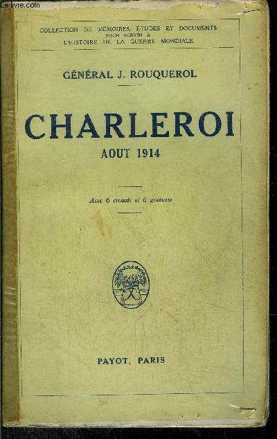 CHARLEROI AOUT 1914