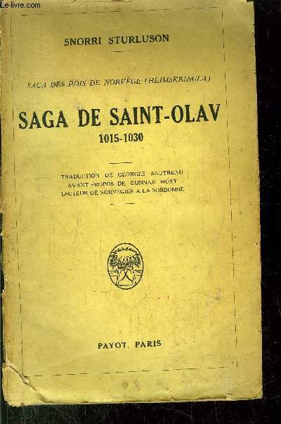 SAGA DE SAINT-OLAV 1015-1030