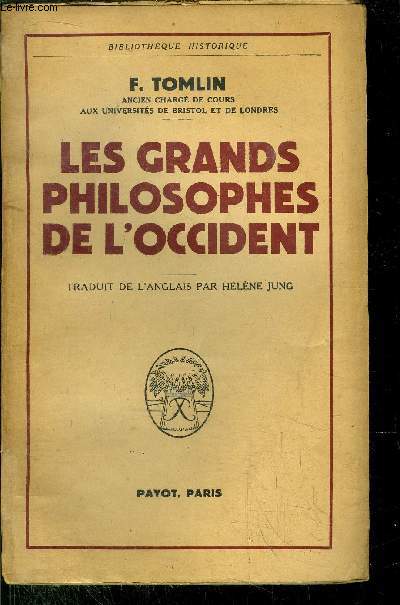LES GRANDS PHILOSOPHES DE L'OCCIDENT