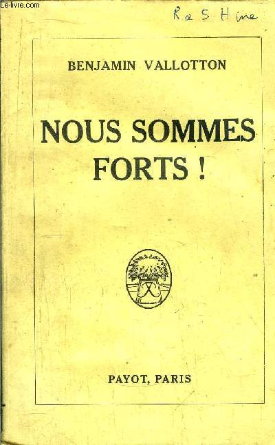 NOUS SOMMES FORTS !