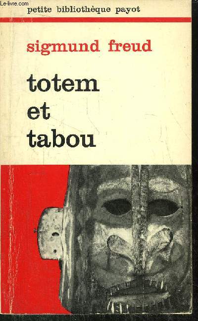 TOTEM ET TABOU - - COLLECTION PETITE BIBLIOTHEQUE N77