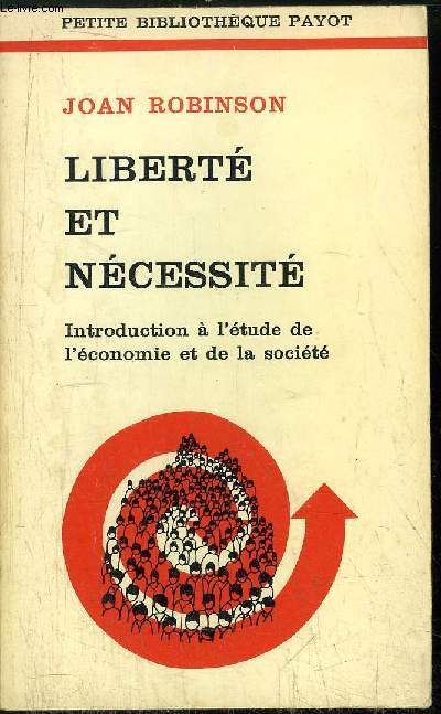 LIBERTE ET NECESSITE - COLLECTION PETITE BIBLIOTHEQUE N217