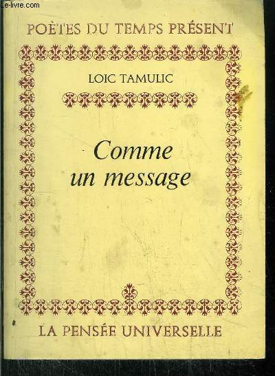 COMME UN MESSAGE