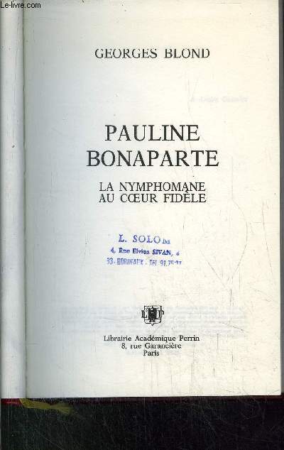 PAULINE BONAPARTE