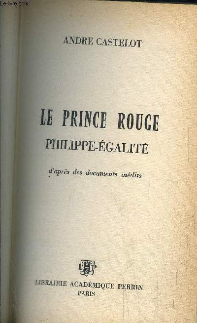 LE PRINCE ROUGE