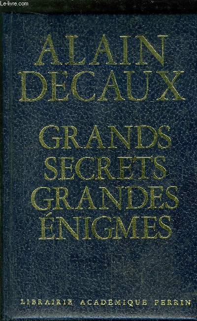 GRANDS SECRETS - GRANDES ENIGMES