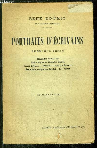 PORTRAITS D'ECRIVAINS