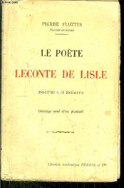 LE POETE LECONTE DE LISLE