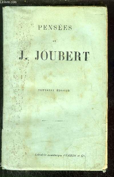 PENSEES DE J. JOUBERT