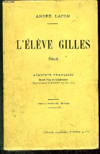 L'ELEVE GILLES