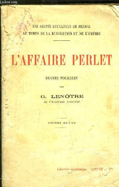 L'AFFAIRE PERLET