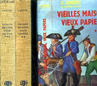 VIEILLES MAISONS VIEUX PAPIERS - 3 VOLUMES -TOME II+III+V