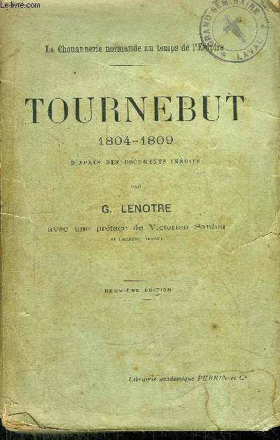 TOURNEBUT 1804-1809