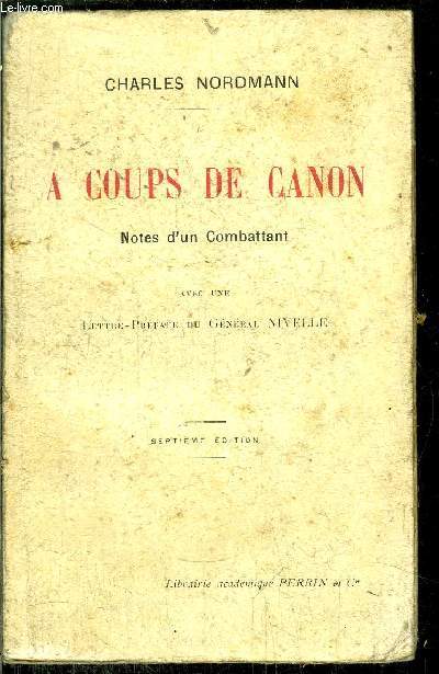 A COUPS DE CANON