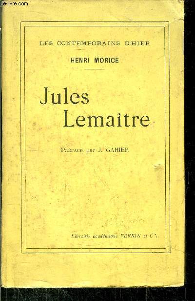 JULES LEMAITRE