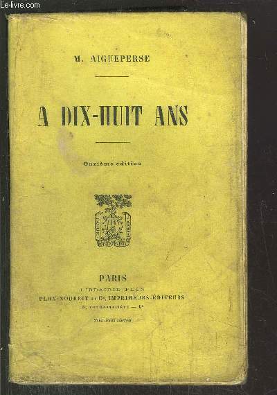 A DIX-HUIT ANS