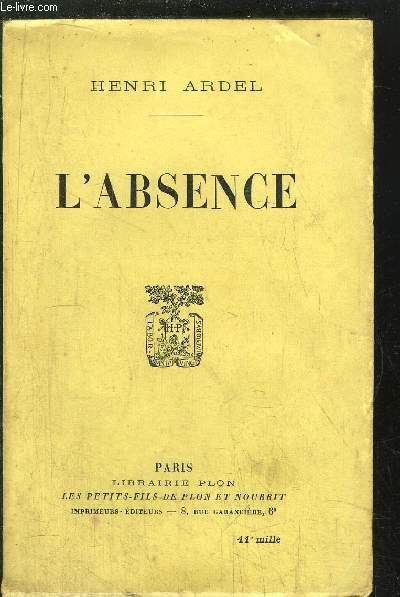 L'ABSENCE