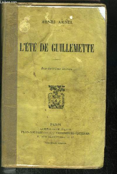 L'ETE DE GUILLEMETTE