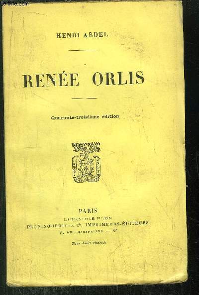 RENEE ORLIS