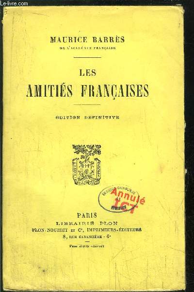 LES AMITIES FRANCAISES