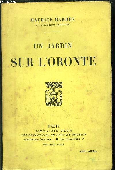 UN JARDIN SUR L'ORONTE