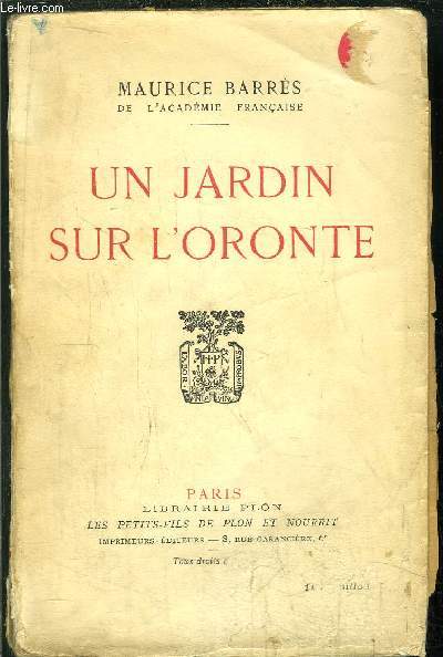 UN JARDIN SUR L'ORONTE