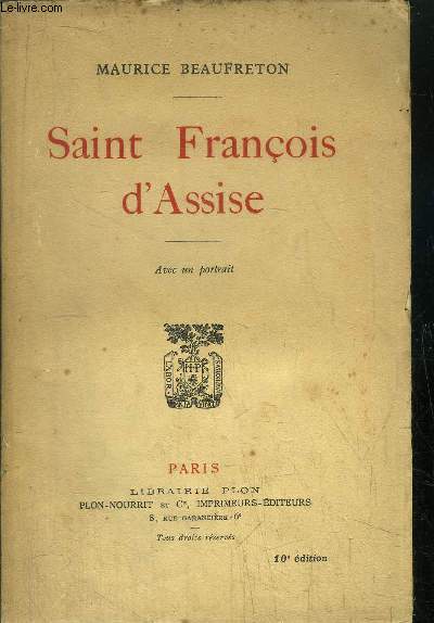 SAINT FRANCOIS D'ASSISE
