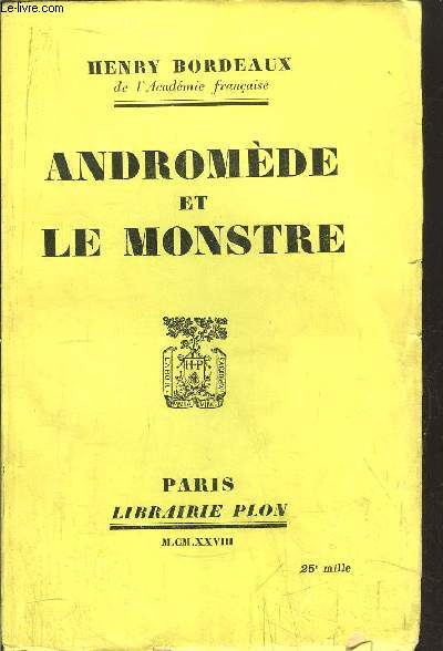 ANDROMEDE ET LE MONSTRE