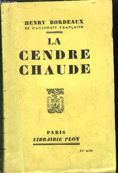 LA CENDRE CHAUDE