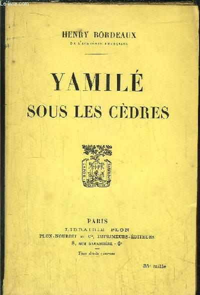 YAMILE SOUS LES CEDRES