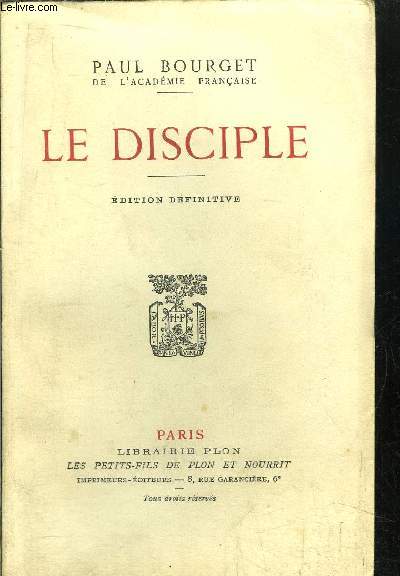 LE DISCIPLE