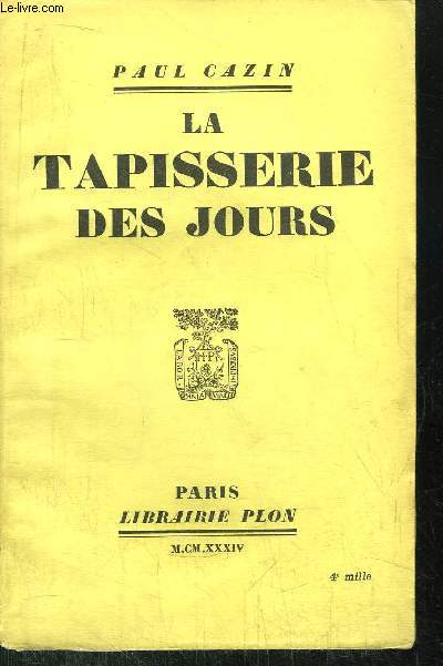 LA TAPISSERIE DES JOURS