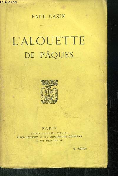 L'ALOUETTE DE PAQUES