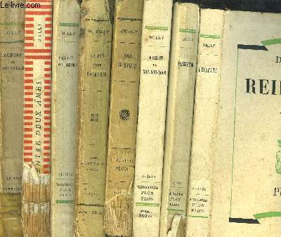 LOT DE 8 LIVRES : TITRES EN NOTICE Sommaire des titres : Aurore de Brusfeld - Entre deux ames - Esclave... ou Reine? - La fin d'une Walkyrie - Sous le masque - Le secret du Kou-Kou-Noor - Malereyne - ...
